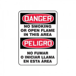 Bilingual OSHA Danger Sign, Accu-Shield, 10" x 14"_noscript
