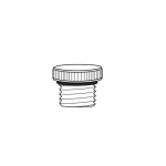 11mm Solid Nylon Plug, Back Seal{part}