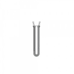 Immersion Well, Quartz, Jacketed, #7 PTFE Inlet{part}