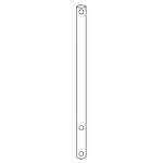Stirring Shaft, Glass, Polished, 22in, Solid{part}