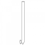 Stirring Shaft, Glass, 19mm, Polished, 48in{part}