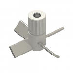 PTFE Agitator, 127mm, 45 Degree{part}