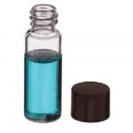 40mL Clear EPA Vial with Black Phenolic Cap{part}