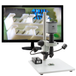 Microscope with 360 Viewer HD on Post Stand{part}