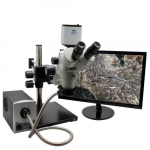 SPZV-50 Stereo Zoom Trinocular Microscope