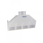 Tapered Rear Exhaust Fume Hood 24 x 12{part}