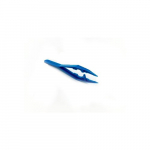 Forceps, Delrin Blue, 128mm, Individual Pack_noscript