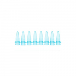 0.2 mL 8 Strip Thin Wall Micro Reaction Tubes, Blue_noscript