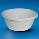 13.8x6.3" 10-Liter Polypropylene Round Bowl_noscript