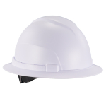 Skullerz 8969 Lightweight Full Brim Hard Hat White_noscript