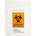 Bag, Biohazard Specimen Transport, 8" x 10"_noscript