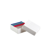 Cryo Freezer Box, 1.5/2mL, 81-Place, White{part}
