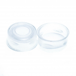 11 mm. Clear Snap Cap, 10mil PTFE{part}