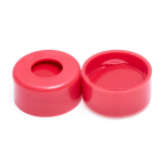 Red Snap Cap, PTFE/Silicone/PTFE{part}