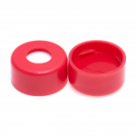 11 mm. Red Snap Cap with Slit{part}