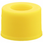 Yellow, Polypropylene Open Hole Cap{part}