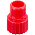 Red Polyethylene Snap Plug{part}