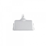 Polypropylene Square White Hood{part}