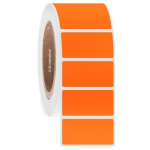 Nitrotag Cryogenic Barcode Label, 3" Core Orange{part}