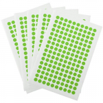800 Cryogenic Dots, 0.28", Green Apple_noscript