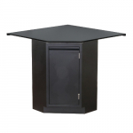 Corner Steel Bench, Black{part}
