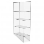 Benchtop Pipette Rack, Clear Acrylic{part}