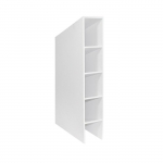 Benchtop Pipette Rack, White PVC{part}