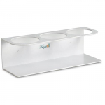Bottle Holder, Triple, White ABS, 1000 mL{part}