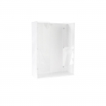 Glove Box Holder, Triple, Magnet Mount, White PVC{part}