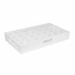 Adjustable Bottle Rack, White PVC{part}