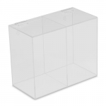 Apparel Dispenser, Double for Face Mask, Clear Acrylic{part}