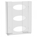 Glove Box Holder, Triple, Two Sided Clear{part}