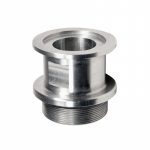 Stainless Steel Thread to NW 40 Connector{part}