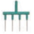 4-Channel Adapter with Stainless Steel Tips, 40mm{part}