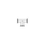 Stainless Steel Tee, NW 16{part}
