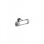 1/4 NPT Female-Female-Male Tee{part}