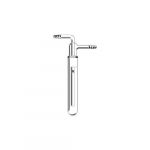 Vacuum Trap 2-PC, 48 x 250 mm. Complete{part}
