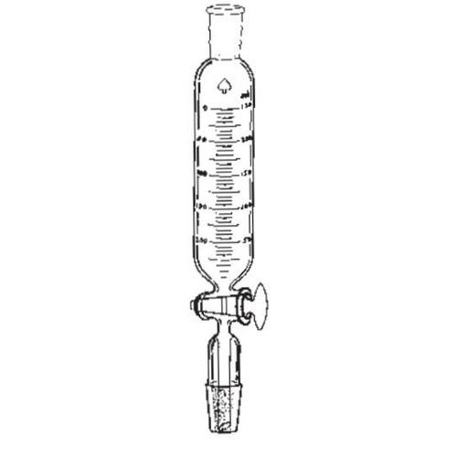 Ace Glass Inc 726716 Addition Funnel, Graduated with Glass Plug, 500