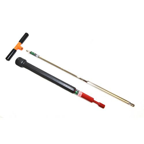 AMS 401.07 7/8" x 33" Plated Soil Probe with Slide Hammer Lab Equipment Depot