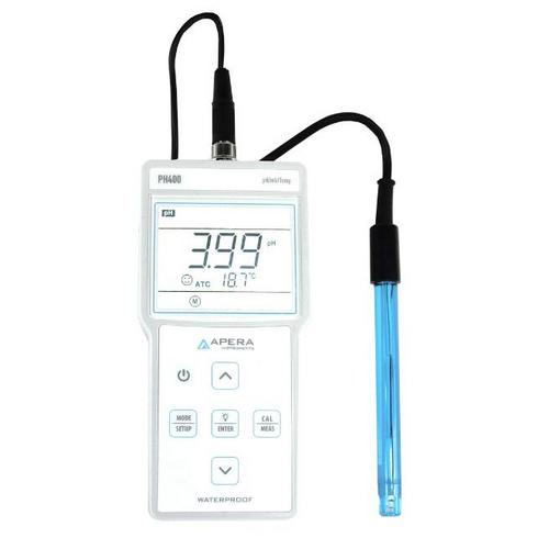Apera Instruments AI411 PH400 Portable pH Meter Kit Type Tester pH