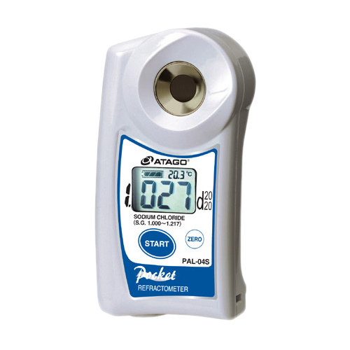 Atago USA 4404 PAL04S "Pocket" Sodium Chloride Refractometer Scale