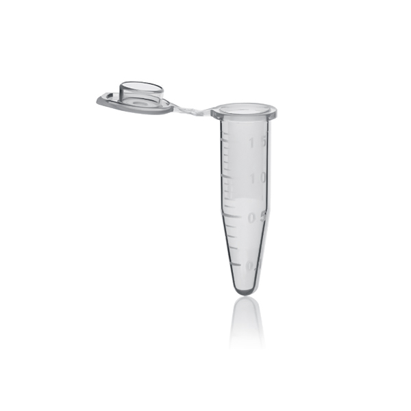 BrandTech 780420 Microcentrifuge Tube, 1.5mL, Clear Color Clear