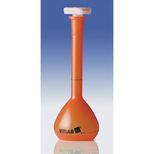 BrandTech 673950 VITLAB PMP Class A Volumetric Flask Volume 100ml Lab Equipment Depot