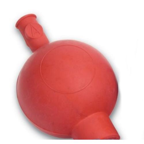 Heathrow Scientific HS20632B Rubber Pipette Filler Red Color Red