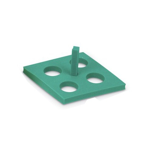HEATHROW ABS Plastic 6-Place Pipette Pipettor Stand - Blue Color