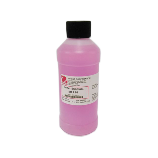 Ohaus 30100425 pH4.01 250ml Buffer Solution for Conductivity Meters