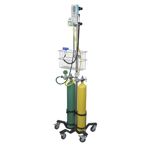 Precision Medical 507400 Mobile Blender System with Oxygen Monitor