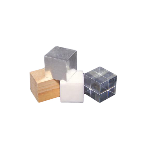 United Scientific DCSET4 Density Cube Set of 4 Pieces Lab Equipment Depot